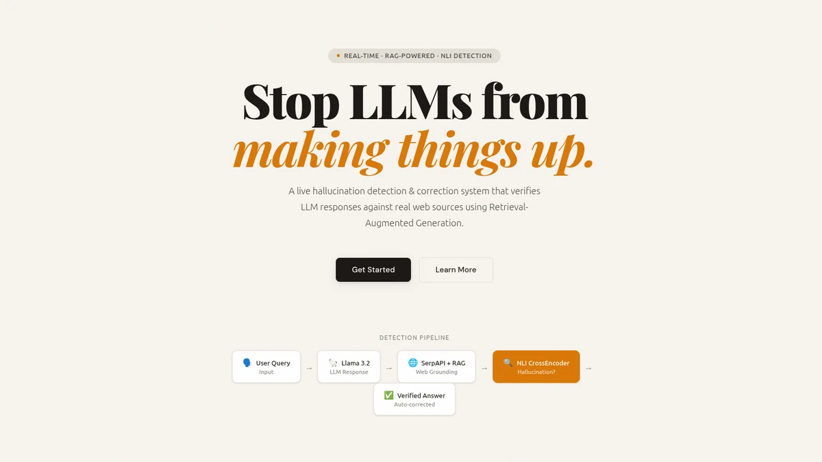 LLM Hallucination Detection & Correction